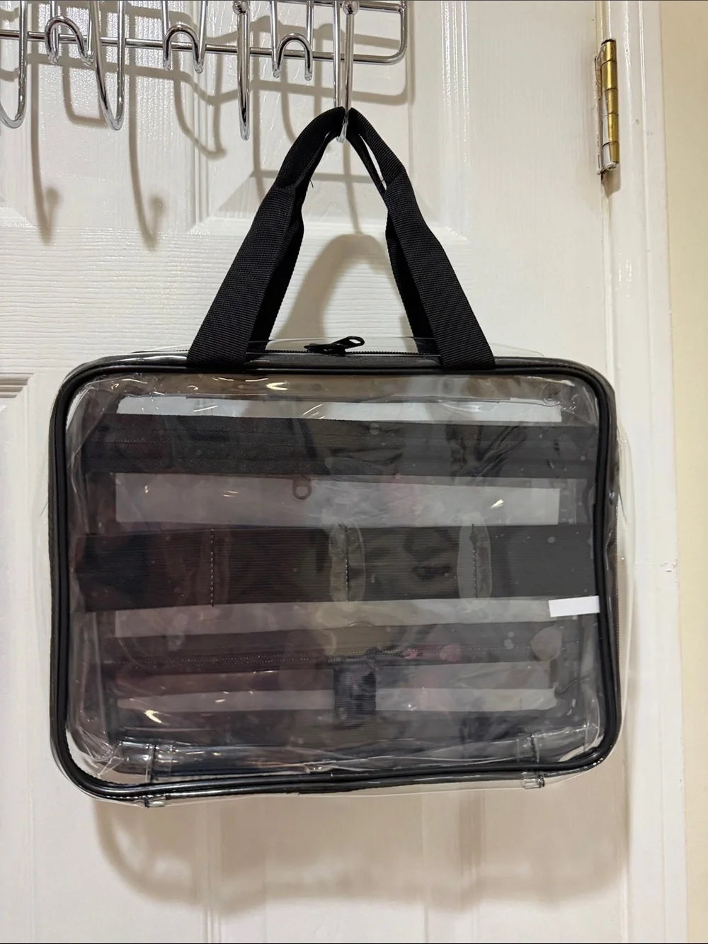 NEW in Bag Clear Hanging Organizer - Black | Home Travel Storage